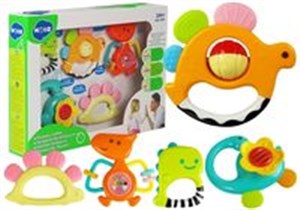 Picture of Zestaw grzechotek Kolorowe dinozaury