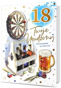 Picture of Karnet B6 Urodziny (wymienne cyfry)