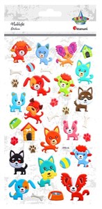 Picture of Naklejki wypukłe psy 33szt