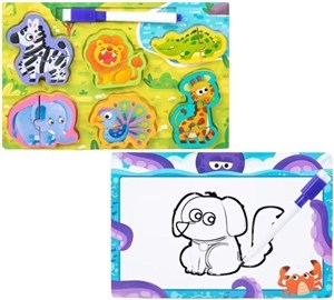 Picture of Puzzle 2w1 drewno i tablica
