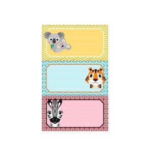 Picture of Naklejki szkolne Cute Animals 3szt.