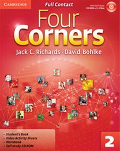 Picture of Four Corners Level 2 Full Contact with Self-study CD-ROM