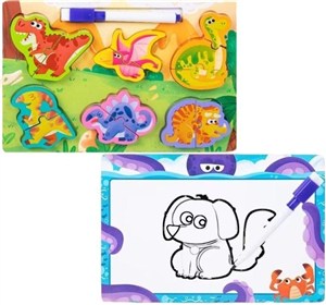 Picture of Puzzle 2w1 drewno i tablica