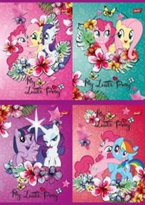 Obrazek Zeszyt A5 My Little Pony w trzy linie 16 kartek 15 sztuk mix