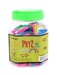 Picture of Gumka Shapes tęcza (60szt)