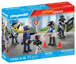 Picture of Playmobil Zestaw figurek policjantów 71730
