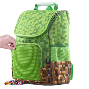 Picture of Plecak szkolny PIXIE CREW z zielonym panelem