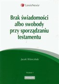 polish book : Brak świad... - Jacek Wierciński
