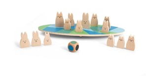 Picture of Drewniane Balansujące króliczki