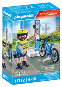 Obrazek Playmobil Rowerowy patrol policji 71732