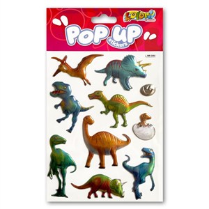 Obrazek Naklejki metaliczne Dinosaurs