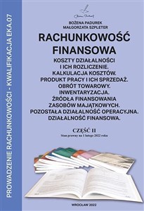 Obrazek Rachunkowość Finansowa część II PADUREK