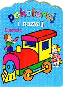 Obrazek Ciuchcia. Pokoloruj i nazwij