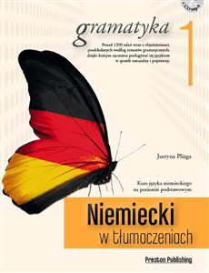 Picture of Niemiecki w tłumaczeniach Gramatyka 1 z płytą CD Kurs języka niemieckiego dla początkujących (poziom A1)