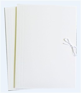 Picture of Teczka A4 biała wiązana (10szt)