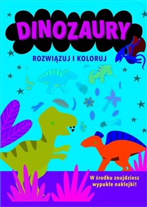 Obrazek Rozwiązuj i koloruj Dinozaury