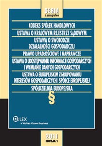 Picture of Kodeks spółek handlowych Ustawa o Krajowym Rejestrze Sądowym Prawo handlowe Zbiór przepisów
