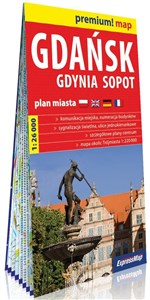 Obrazek Premium! map Gdańsk, Gdynia, Sopot 1:26 000