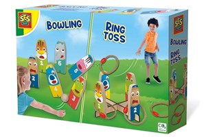 Obrazek Kręgle drewniane +rzucanie pierścieniem