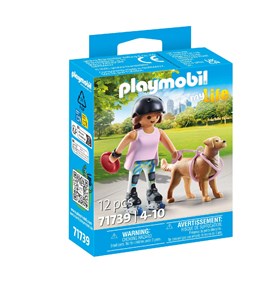 Picture of Playmobil Skaterka z retriverem 71739