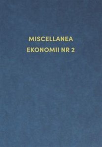 Picture of Miscellanea ekonomii nr 2