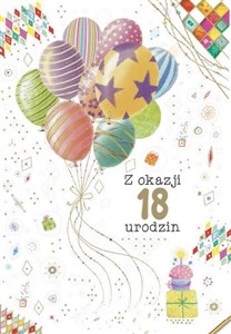 Picture of Kartka okolicznościowa Urodziny 18