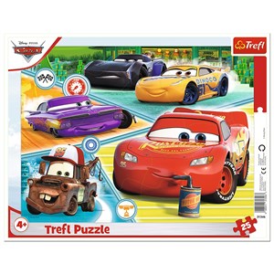Picture of Puzzle 25 ramkowe Zgrana ekipa Cars 3 31346