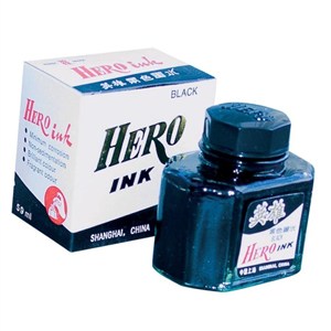 Obrazek Atrament Hero 50ml czarny