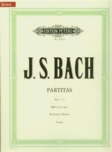 Obrazek Partitas Nos 1-3 BWV 825-827 Keyboard/Klavier