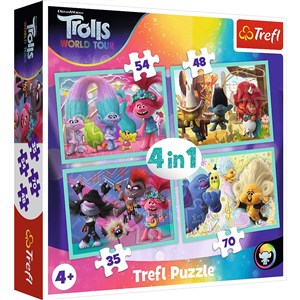Picture of Puzzle 4w1 Trasa koncertowa Troli