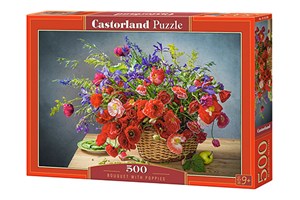 Obrazek Puzzle Bouquet with Poppies 500