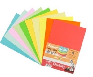 Obrazek Papier kolorowy A4 10x20arkuszy