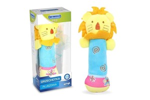 Obrazek Grzechotka pluszowa lew E-Edu