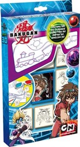 Obrazek Pieczątki 3D + okulary Bakugan