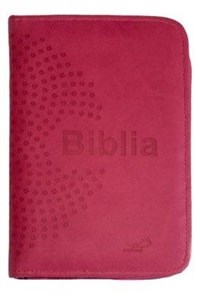 Picture of Biblia z kolorową wkładką (różowa z suwakiem)