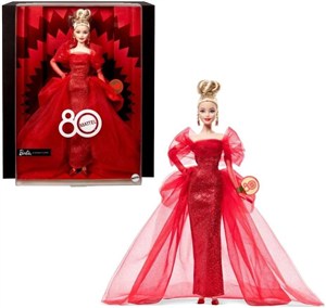 Obrazek Barbie Mattel 80-lecie Lalka kolekcjonerska Blond
