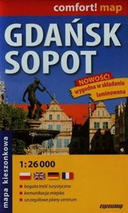 Obrazek Gdańsk Sopot mapa kieszonkowa 1:26 000