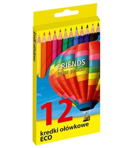Obrazek Kredki ołówkowe ECO 12 kolorów