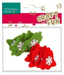 Picture of Ozdoba dekoracyjna filc dzwonki 10el