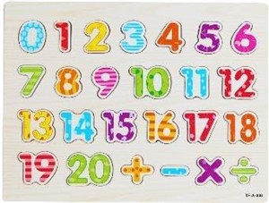 Picture of Układanka drewniana liczby