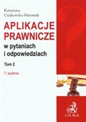 polish book : Aplikacje ... - Katarzyna Czajkowska-Matosiuk