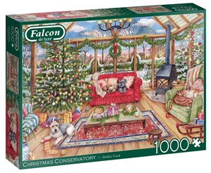 Picture of Puzzle 1000 Falcon Świąteczna oranżeria G3