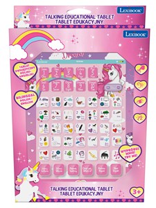 Picture of Dwujęzyczny tablet edukacyjny Jednorożec JCPAD002UNIi17