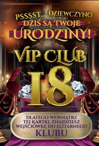 Picture of Karnet Urodziny 18 damskie