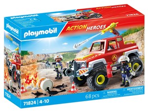 Obrazek Playmobil Wóz strażacki 71824