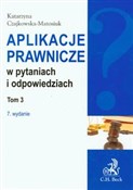 Aplikacje ... - Katarzyna Czajkowska-Matosiuk - Ksiegarnia w UK