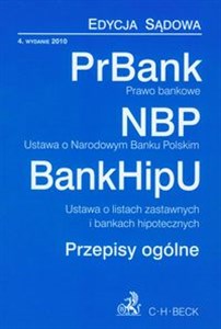 Picture of Prawo bankoweUstawa o Narodowym Banku Polskim Ustawa o listach zastawnych i bankach hipotecznych