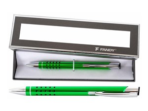 Picture of Długopis Veno rubber B jasnozielony