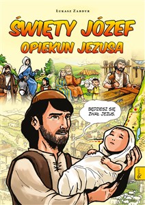 Obrazek Święty Józef opiekun Jezusa Komiks