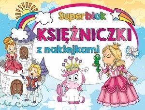 Obrazek Superblok z naklejkami Księżniczki